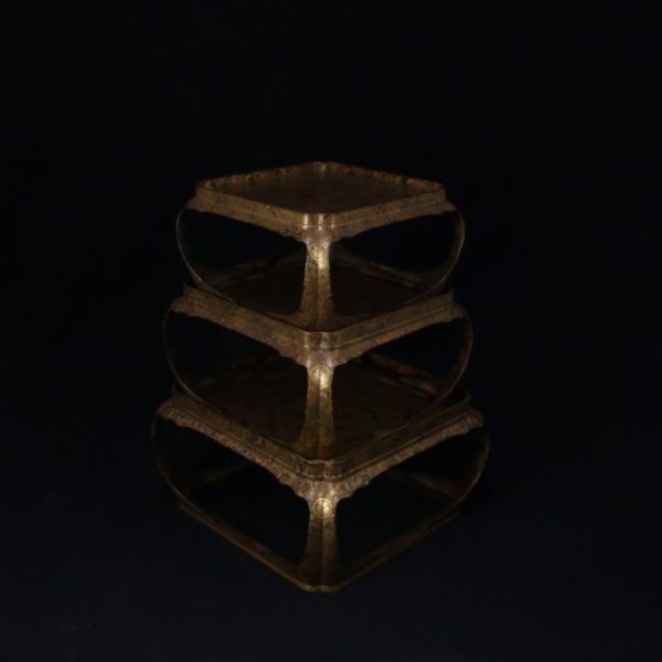 Three Japanese nesting tables.