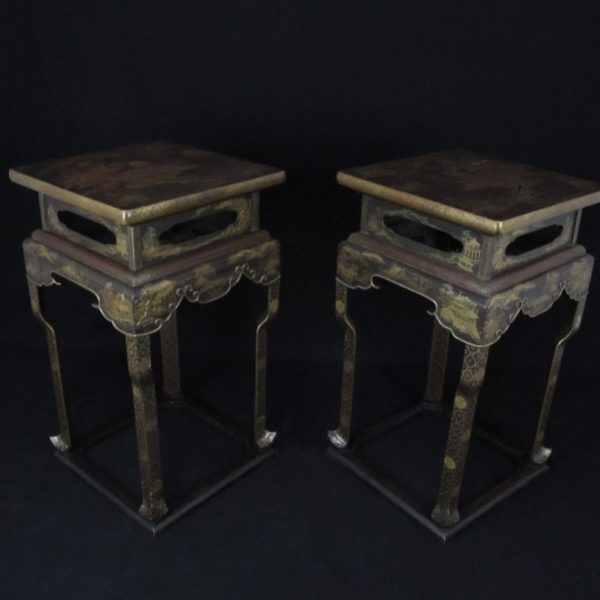 Japanese lacquer stands